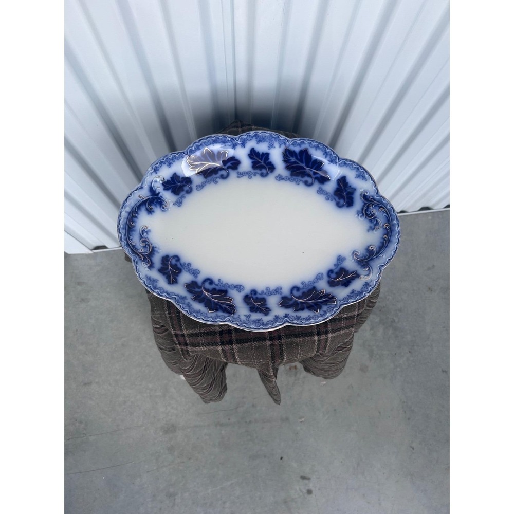 Johnson Brothers Normandy Flow Blue 14" Platter (451)